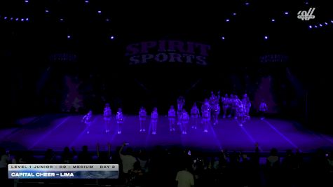 Capital Cheer - Lima [2026 L1 Junior - D2 - Medium Day 2] 2026 Spirit Sports Myrtle Beach Nationals