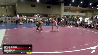 113 lbs Round 1 (6 Team) - Deter Thompson, TNWA #2 vs Brock Breaux, Assassins Blue