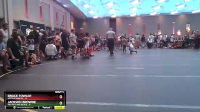 74 lbs Round 3 (4 Team) - Bruce Fowler, Untouchables vs Jackson Browne, MO Outlaws Black