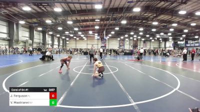 120 lbs Consi Of 64 #1 - Jacob Ferguson, FL vs Vincent Mastrianni, NY