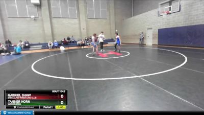 110 lbs Round 2 - Gabriel Shaw, Steelclaw Wrestling Club vs Tanner Horn, Washington