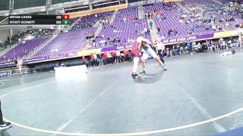 285 lbs Finals (2 Team) - Bryan Caves, Central Michigan vs Wyatt Schmitt, Ohio