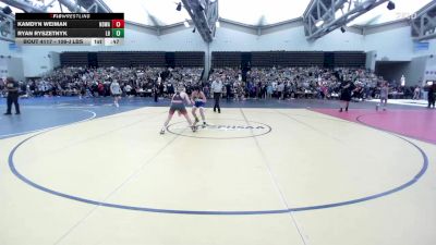 106-J lbs Consi Of 4 - Kamdyn Weiman, Northern Delaware Wrestling Academy vs Ryan Ryszetnyk, Long Beach