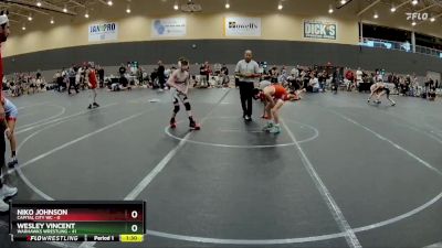 80 lbs Round 1 - Niko Johnson, Capital City WC vs Wesley Vincent, Warhawks Wrestling