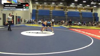 197 lbs Cons. Round 3 - Angel Cervantes, CSU Bakersfield vs Christian Slack, Unattached-UVU