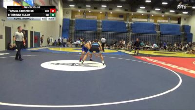 197 lbs Cons. Round 3 - Angel Cervantes, CSU Bakersfield vs Christian Slack, Unattached-UVU