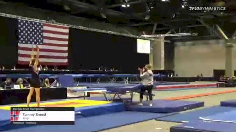 Tommy Sneed - Double Mini Trampoline, Kiaga - 2021 USA Gymnastics Championships