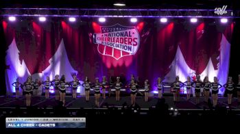 All 4 Cheer - Cadets [2025 L1 Junior - D2 - Medium Day 1] 2025 NCA Holiday Classic