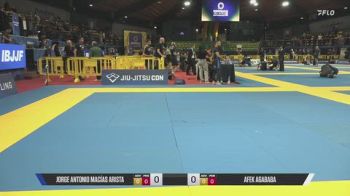 Jorge Antonio Macías Arista vs Afek Agababa 2026 IBJJF European NoGi