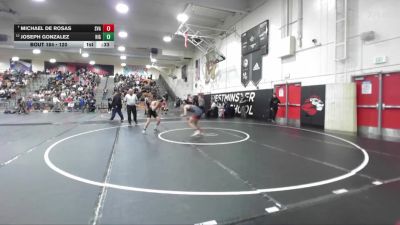 120 lbs Cons. Round 1 - Michael De Rosas, Savanna vs Joseph Gonzalez, Highland