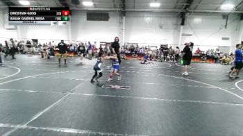 58 lbs Round 2 - Christian Goss, Chicken Coop Wrestling vs Isaiah Gabriel Mesa, Fort Stewart Wrestling Club