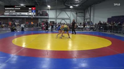 138 lbs Cons. Round 2 - Lucy Miller, Luther vs Samantha Chaon, Northern Michigan University