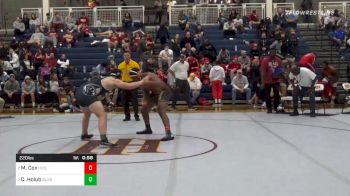 220 lbs Consolation - Michael Cox, Holy Innocents' Episcopal School vs Charlie Holub, Bishop Lynch High School