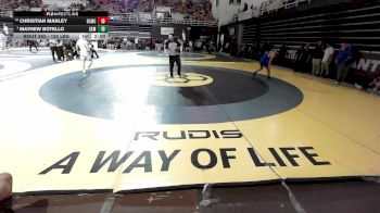 132 lbs Round Of 16 - Christian Manley, Our Lady Of Mount Carmel vs Mathew Botello, Wyoming Seminary