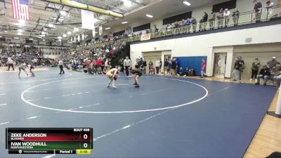 126 lbs Cons. Round 5 - Zeke Anderson, Bloomer vs Ivan Woodhull, Northwestern