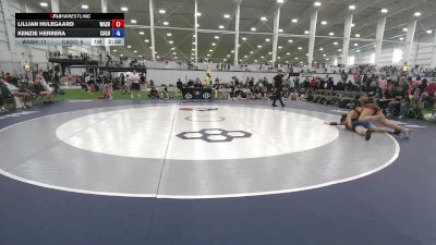 130 lbs Lillian Hulegaard, Washington J vs Kenzie Herrera, California Gold J
