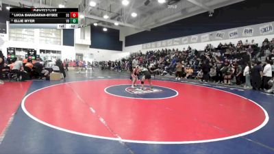 105 lbs Cons. Round 3 - Ellie Myer, Victor Valley vs Lucia Baradaran-Bybee, San Clemente