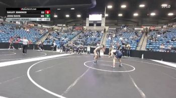 133 lbs Champ. Round 1 - Dailey Jennings, Central Oklahoma vs John Davis, Missouri Baptist University