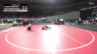 6A Boys 106 lbs Champ. Round 2 - Milo Jimenez-Buerkle, David Douglas Boys vs Alberto Hernandez, Glencoe Boys