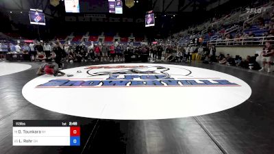 113 lbs Cons 8 #1 - Oumar Tounkara, NY vs Lincoln Rohr, OH