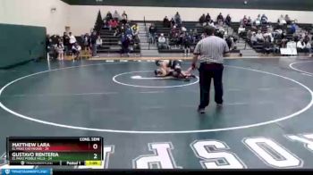 220 lbs Semis & 3rd Wb (16 Team) - Matthew Lara, El Paso Eastwood vs Gustavo Renteria, El Paso Pebble Hills