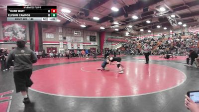 145 lbs Champ. Round 2 - Evan Watt, Newbury Park vs Elysum Campos, Eleanor Roosevelt
