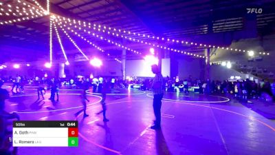 50 lbs Rr Rnd 3 - Aubrey Goth, Pinnacle vs Lola Romero, La Gente WC