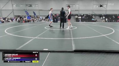 190 lbs Round 2 (8 Team) - Jayden Delao, Wisconsin vs Carter Vannest, California Red