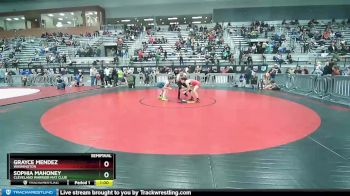 119 lbs Semifinal - Grayce Mendez, Washington vs Sophia Mahoney, Cleveland Warrior Mat Club