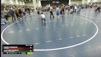 120 lbs Cons. Round 3 - Matthew Quigley, Michigan Premier WC vs Chase Morrison, Michigan