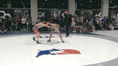 61 kg Cons. Sub-rd Of 64 - Teag Saito, The Academy Wrestling Club vs Logan Svoboda, Nebraska Wrestling Training Center