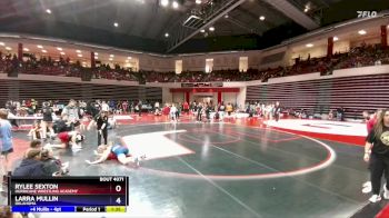 124 lbs Cons. Semi - Rylee Sexton, Hurricane Wrestling Academy vs Larra Mullin, Oklahoma