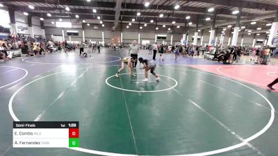 130 lbs Semifinal - Elise Combs, Relentless WC vs Alivia Fernandez, Thundercats WC