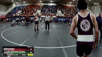 144 lbs Champ. Round 1 - Ethan Kraft, Mount Saint Joseph vs Alvaro Zurbano Dominguez, St. James School