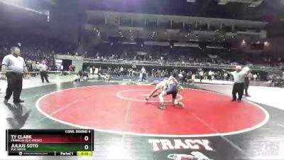 138 lbs Cons. Round 4 - Ty Clark, Franklin (Elk Grove) vs Julius Soto, Elk Grove