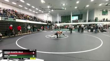 132 lbs Champ. Round 2 - Nate Johnson, Worland vs Sergio Duarte-Villa, Pinedale