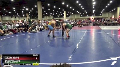 175 lbs Round 1 (32 Team) - Brady Williams, Florida Pitbulls vs Torynn Johns, Patriots WC Green