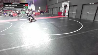 70 lbs Champ. Round 2 - Josiah Hursh, N8 vs Grayson Kreiter, Campbellsport