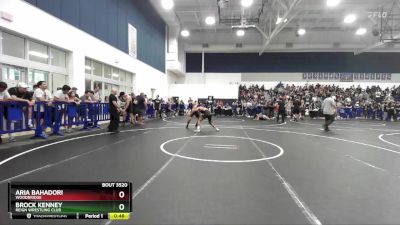 157 lbs Cons. Round 4 - Aria Bahadori, Woodbridge vs Brock Kenney, Reign Wrestling Club