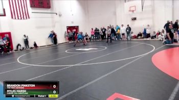 175 lbs Champ. Round 2 - Brandon Pinkston, The Fort Hammers vs Myles Marsh, Carmel USA Wrestling