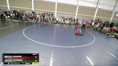 83 lbs Champ Round 1 (16 Team) - Bentley Lenhard, Utah Gold vs Andrew Sandness, Team Champs