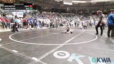 49 lbs Round Of 32 - Dean Smittle, Black Fox Wrestling Club vs Oliver Tipton, Wyandotte Youth Wrestling