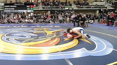 165 lbs 3rd Place - Harry Marino, Conard vs Evan Schibi, Gilbert/Torr/Wolc