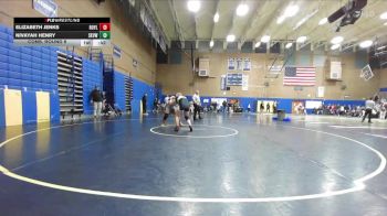 170lbs Cons. Round 6 - Elizabeth Jenks, Royal (Girls) vs Nivayah Henry, Skyview (Girls)