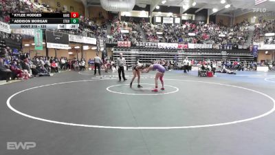 120 lbs Cons. Round 3 - Kylee Hodges, Oakley HS vs Addison Morgan, Sterling HS