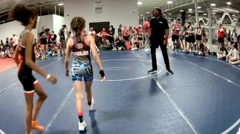 64 lbs Round 5 (6 Team) - Addilynn Barajas, Girls With Grit vs Monica Phillips, Women Of The Uprising