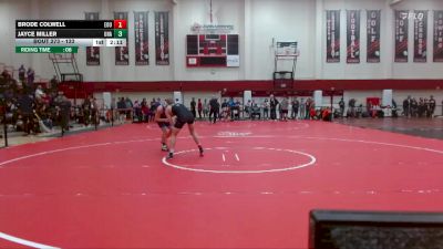 133 lbs Quarterfinal - Jayce Miller, Unattached vs Brode Colwell, Eastern Oregon University (OR)