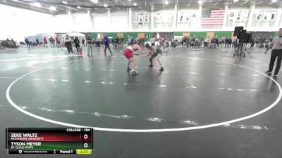 184 lbs Quarterfinal - Tyson Meyer, St. Cloud State vs Zeke Waltz, McKendree University