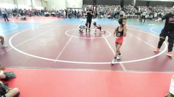 52-B lbs Consi Of 16 #2 - Logan Vazquez, Red Nose Wrestling School vs Dominick Goffredo, The Hunt Wrestling Club