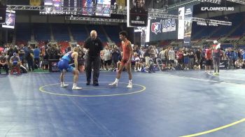 106 lbs Cons 16 #2 - Elijah Rivera, New York vs Lane Cowell, Iowa